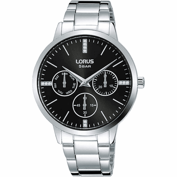 Ρολόι Γυναικείο Lorus RP631DX9 Lady Ασημί Τόνος με Μαύρο Καντράν