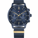 Ρολόι γυναικείο Tommy Hilfiger 1782305 Blake, μπλε με μπλε καντράν, μηχανισμός TMI VH64A Quartz