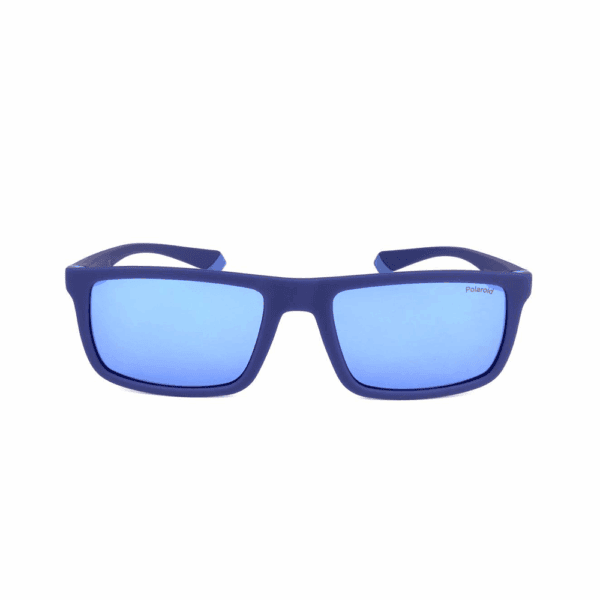 Γυαλιά ηλίου Polaroid PLD 2134/S-ZX9-56 Ανδρικά, τετράγωνα με μπλε καθρέφτη / πολωτικοί φακοί