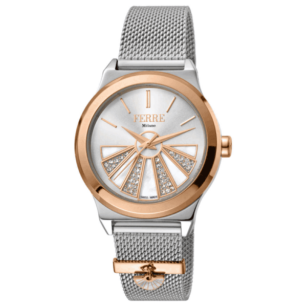 FM1L125M0091 Ρολόι FM1L125M0091 Γυναικείο Ασημί Τόνος με καντράν Ασημί Τόνος/Λευκό Mop Μηχανισμός Quartz