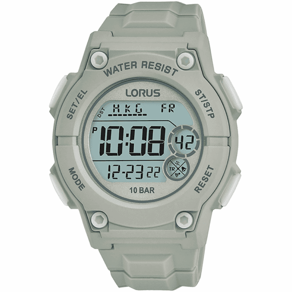 Ρολόι unisex Lorus R2335PX9 Sport Ασημί γκρι με γκρι καντράν