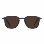 Γυαλιά ηλίου Tommy Hilfiger TH 1972/S-FLL-52 ανδρικά, ορθογώνια με συμπαγείς καφέ φακούς.