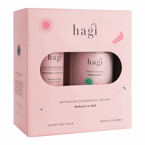 Σετ Χαλάρωσης Μπαλί: Αρωματικό Κερί Σόγιας 215ml και Λάδι Μασάζ Σώματος 100ml