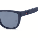 Γυαλιά ηλίου Tommy Hilfiger TJ 0002/S-FLL-54 Unisex, Ορθογώνια με Μπλε φακούς, Συμπαγή - Image 2
