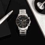 Ρολόι Maserati Ανδρικό R8873600003 Competizione, ασημί τόνος με μαύρο καντράν, μηχανισμός Miyota Quartz - Image 2