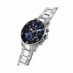 Ρολόι Maserati Ανδρικό R8873600009 Competizione, ασημί τόνος με μπλε καντράν, μηχανισμός Miyota Quartz - Image 3