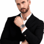 Ανδρικό ρολόι Maserati R8853151006 Attrazione, ασημί τόνος με μπλε καντράν - Image 3