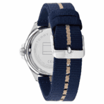Ανδρικό ρολόι Tommy Hilfiger 1792011 Logan, ασημί τόνος με μπλε καντράν, μηχανισμός Miyota 2036 Quartz - Image 3