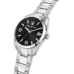 Ανδρικό Ρολόι Maserati Attrazione R8853151007, Ασημί Χρώμα με Μαύρο Βελούδο, Μπρασελέ από Ατσάλι - Image 5