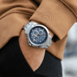 Ανδρικό ρολόι Maserati R8873621008 Successo, ασημί απόχρωση με μπλε θαλάσσιο καντράν. - Image 6